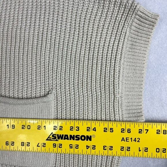 Ugerlov Sweater Womens XL Rib Knit Cap Short Sleeve Crew Relaxed Merino Wool - Picture 4 of 8